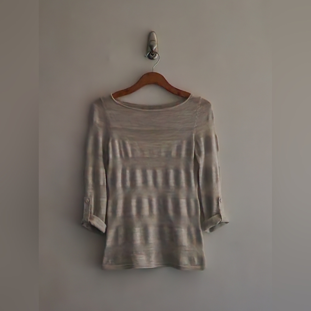 Ann Taylor Loft Button-Sleeve Sweater